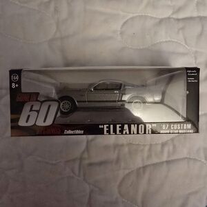 ELEANOR '67 Custom Movie Star Mustang Die-Cast Car - Silver